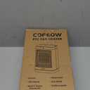 XHK Space Heaters with Motion Sensor,Portable heaters for Indoor Use,Electric Small Heaters for Large Room Bedroom Office Garage Desk,1500W Ceramic Heating with Remote,Oscillating,Timer,Thermosta (10")
