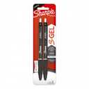 Zebra Pen DelGuard Mechanical Pencil 1-Pack with Refill, 0.5mm, White Barrel, Double Spring Mechanism Resists Lead Breakage, Clip for Easy Carrying (58691), Di Sharpie Gel Pen 1.0MM 2CT Black