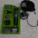 Philips Norelco Multigroom Series 5000 18 Piece, Beard Face, Hair, Body and Intimate Hair Trimmer for Men - NO BLADE OIL MG5910/49 (Black)