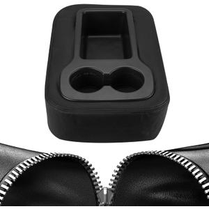 JOYTUTUS Center Console Cover Compatible with 2007-2014 Silverado Sierra Avalanche Yukon Tahoe Suburban Jump Seat, Leather Arm Rest Armrest Cover for Car, Middle Console Cover, Car Arm Rest Cover