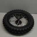 80/100-12inch Rear Tire Disc Brake Wheel Rim With 12mm Bearing Set for Pit Pro Dirt Bike