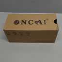 ONCAI Women's Orthotic Cushion Flip Flops Recovery Walking Sandals for Women with Arch Support Summer Comfortable Slip On Flip Flops for Woman's Size 7, Black