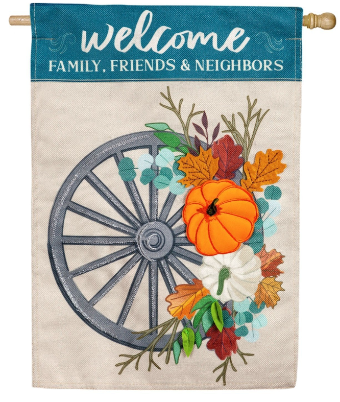 6 x Holiday garden flag