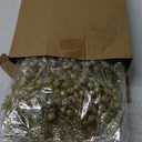 Cindeer 40 Pieces Christmas Tree Decorations Include 20 Glitter Berries Stems and 20 Xmas Tree Pick Leaves Fake Christmas Picks Artificial Pine Needles Glitter Sticks for DIY Wreath (Gold)