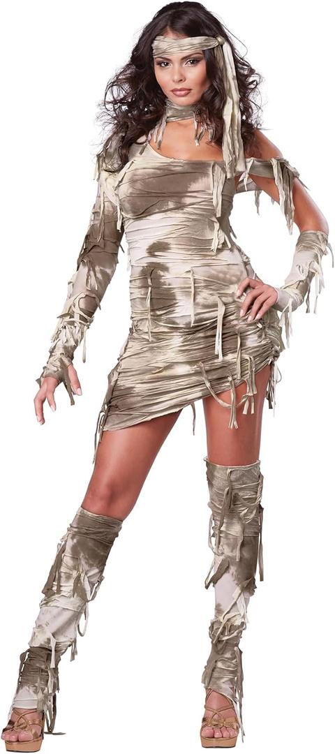 California Costumes Women's Mystical Mummy Sexy Horror Costume (Medium, Tan)