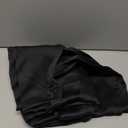 AOSKY Door Curtains for Doorway Privacy, Black Grommet Closet Curtains for Bedroom, Door Window Curtain, Light Blocking Thermal Insulation Drapes for Living Room Set of 1 Panels, 52" W x 80" L