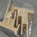 2 Pieces 3-Tier Pine wooden brochure holder 6 x 9 Wood Literature Holder Pamphlet Display Stand flyer holder postcard holder for Pamphlet Magazine Booklets Menu