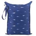 3 x Tiny Twinkle Mess Proof Wet Bags | 1-Pack Reusable Waterproof Wet Bags for Swimsuits | Baby Clothes | Travel & Diaper Bag (Ocean Life)