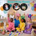 36 Pcs Prefilled Easter Eggs with LED Finger Lights Toys, Easter Party Favors Basket Stuffers for Kids, Easter Egg Hunt, Goodie Bag Fillers, Classroom Prize Supplies, Party Games