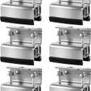 Roof Rack Mounting Brackets Kit, 304 Stainless Steel Van Roof Mount System, Compatible with ProMaster Boxer Jumper Ducato, Universal Roof Rack and Solar Panel Mounting Accessories, 6 Pcs