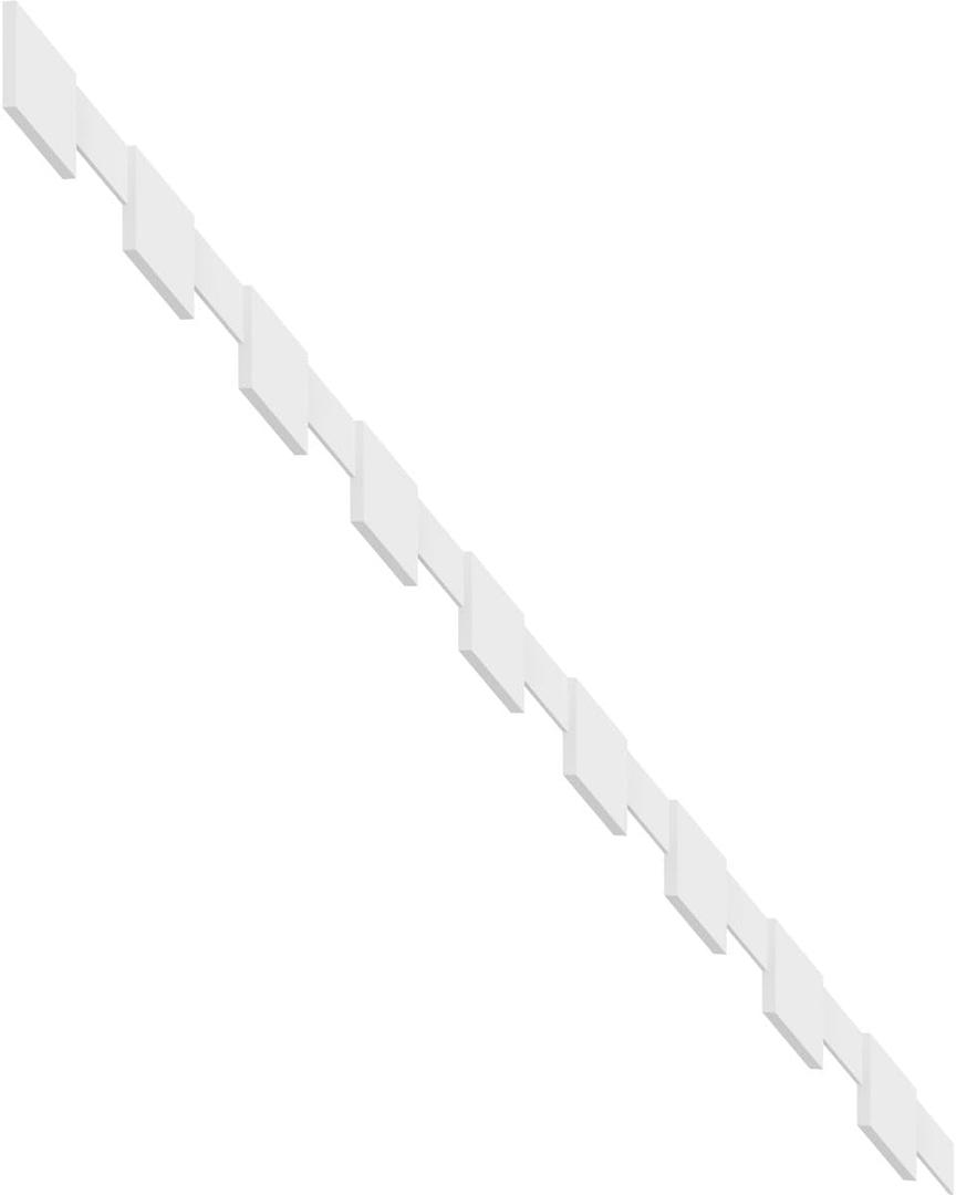 Ekena Millwork SAMPLE-DENP04PL1012MNR02 Monroe PVC Dentil Block Trim Moulding Samples, White