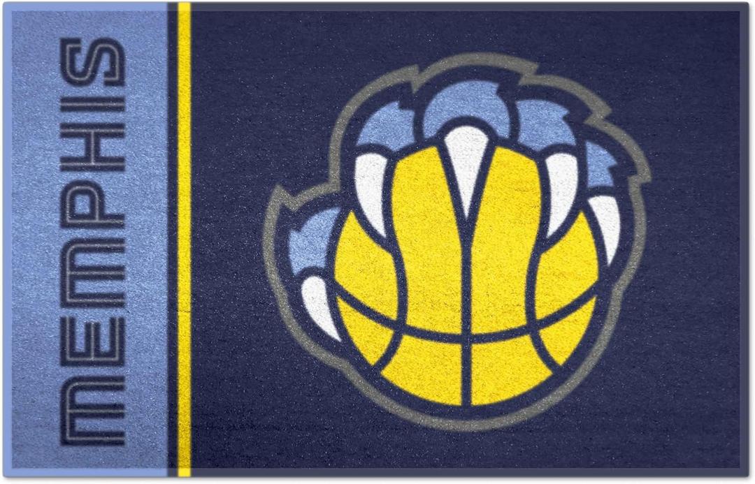 FANMATS NBA Unisex-Adult Starter Memphis Grizzlies 2 Mats, Size 19*30
