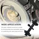 Pulley Puller Tool with 17mm Hexagonal Wrench,Crankshaft Pulley Removal Tool Suitable for 40-160mm Pulleys,Professional Crank Pulleys Removal Tools for Crankshafts,Water Pump