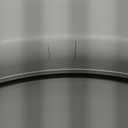 Mayfair Padded Toilet Seat with Chrome Hinges, Soft Vinyl over Wood Core Seat, Made in USA, Round, White (Elongated)