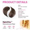 REECHO Clip in Hair Volumizer, 4PCS 12 inch Short Thick Clip in Hairpieces Adding Extra Volume Hair Extensions for Women - Chocolate Brown