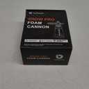 Foam Cannon Wide Mouth for Pressure Washer, Thick Snow Foam Lance for Car Wash, Adjustable Soap Cannon with 1/4 Inch Quick Connector, Additional 1.1mm Orifice Nozzle