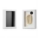 5x7 Shadow Box Picture Frame, Deep 1.77 Display Case with Real Glass, Removable Inner Frame & Black/White Mat for DIY Display of Baby Wedding Memories Crafts Medals & Photos (White, 2pcs)