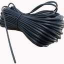 FLYZZZ Screen Spline 0.125" (1/8"), 100 ft | for Narrow Grooves ONLY | NOT for All Standard Windows (See Guide in Image #2)