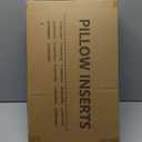 puredown 20x20 Pillow Inserts, Fluffy Soft Square Form Sham Stuffer Set of 2, Decorative Down Alternative Pillows for Couch, Sofa, Bed and Home Decor