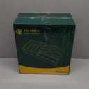 Calmbee 9 IN 1 Storage Bag Organizer for Kitchen Drawer, Bamboo Foil and Plastic Wrap with Cutter, Organizers Compatible Gallon, Quart, Sandwich Snack Size (Natural)