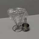 Hemoton 1pcs French Fries Stands Fish and Chips Basket Holders Snack Appetizer Serving Rack Food Display Wire Stands for Kitchen Restaurant Buffet