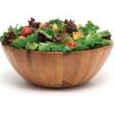 Lipper International Acacia Round Flair Bowl