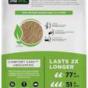 WORLD'S BEST CAT LITTER Comfort Care Unscented, 32-Pounds - Natural Ingredients, Quick Clumping, Flushable, 99% Dust Free & Made in USA - Long-Lasting Odor Control & Easy Scooping
