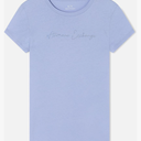 Armani Exchange Women's Script Rhinestone Slim Tee, XL