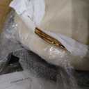 24.75'' Modern Counter Stools Set of 2,White Counter Stools with Iron Frame,Sponge Cushion,Footrest,Suitable for Kitchen/Bedroom/Dining Room