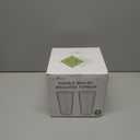 Freshmage 16oz Double Walled Insulated Tumblers (4 Pack), Tumbler Cups Keep Drinks Cold & Hot, Crystal Clear Reusable Plastic Cups, BPA-Free Plastic Drinking Glasses, Dishwasher Safe