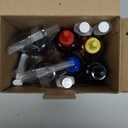 Aomya Ink Refill Kit 100ml for HP 67 61 65 60 62 63 910 920 901 902 932 933 934 940 952 94 95 96 Inkjet Printer Cartridges Refillable Ink Cartridges CIS CISS System 4 Color Set with 4 Syringes