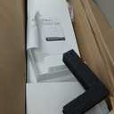 Wall Bookshelf, Set of 3, 36 Inches U Shaped Wall Shelves, Long Deep Floating Shelves, Large Floating Book Shelves - Wood Hanging Bookshelves for Kitchen, Bedroom (White)