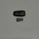 2-Layers Hybrid Combo Carbon Key Fob Cover for Ford F150 F250 F350 F450 F550 Explorer Ranger Escape (Black,with Black Keychain)