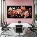 SDYA Large Wall Art Flowers Canvas Prints Home Decor Colorful Botanical Picture Bedroom Decor Aesthetic Paintings for Living Room Bathroom Office Decor 30x60 Inch