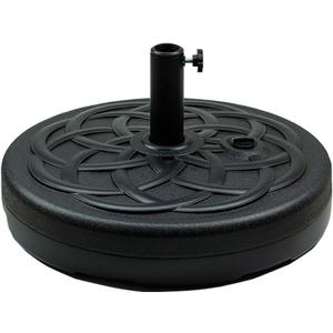 Orgrimmar Water Filled 55LB Patio Umbrella Base Heavy Duty Round Patio Umbrella Base Stand for Outdoor