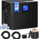 Cold Plunge Chiller, 1/3 HP Ice Bath Water Chiller for Cold Plunge Tub with Built-in Filter & Pump, Submersible Pump, Insulated Hoses, Ideal for Therapy Recovery 110V