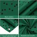 Class of 2026 Graduations Backdrop Congrats Grad Party Photo Background, 6 * 6ft Large Booth Props Congratulations Banner for 2026 Graduation Party Decorations Supplies (Green Black)