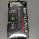 NOCO GENIUS1: 1A 6V/12V Smart Battery Charger  Automatic Maintainer, Trickle Charger & Desulfator with Overcharge Protection & Temperature Compensation  for Lead-Acid & Lithium Batteries