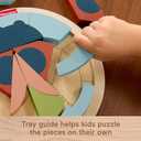 Fisher-Price Wood Preschool Toy Jigsaw Puzzle, Tiny Garden Lady Bug 18-Piece Wooden Activity for Fine Motor Play Kids Ages 3+ Years (Amazon Exclusive)