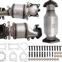 Catalytic Converter Kit Compatible with 2008-2017 Accord2008-2019 Odyssey2009-2021 PilotCrosstourPassportRidgeline & 2010-2020 MDXRDXRLRXLTLTLX TSXZDX 3.5L V6 Engine (EPA Compliant)
