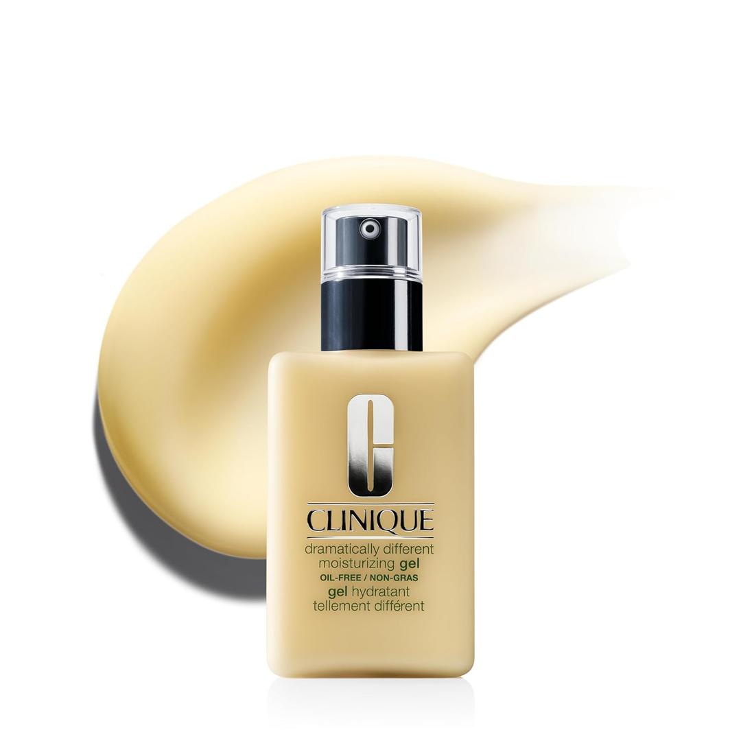 Clinique 3-Step Dramatically Different Moisturizing Gel | Oil-Free | Face Moisturizer for Combination Oily to Oily Skin Types