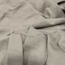 CASA LINEN Short Alaskan King 4pc Bed Sheet Set 1000 Thread Count Luxury Softest Bedding Sheet Set Upto 15" Deep Pocket 100% Egyptian Cotton Taupe Solid