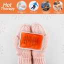 2 x Large Reusable Heat Packs, Snap Click Hand Warmers, Long Lasting Warmth Pouch (13.59.5cm, 4 Pack)