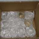 Homemory 10 Pcs Tealight Candle Holders, Clear Votive Candle Holders, Glass Candle Holder for Table Centerpiece, Wedding, Baby Shower, Birthday, Party, Halloween, Christmas - 10 qty