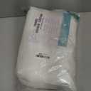 River Dream Long No Hook Slub Textured Shower Curtain with Snap-in PEVA Liner Set - 71" x 77"(75"), Hotel Style with See Through Top Window, Fabric Curtain & Waterproof Liner, White, 71x77