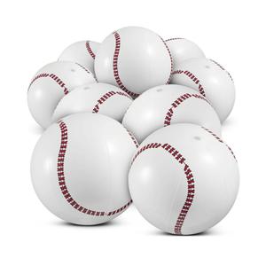 Sumind 16 Pieces Inflatable Bouncing Ball Inflatable Bouncy Toys Balls for Outdoor Kids Adults Pet Party Supplies (Baseball)