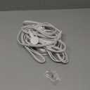 Extension Cord 15 ft, Power Strip with 6 Outlets 4 USB Charger(2 USB C Port), Flat Plug Outlet Extender Long Cord, Protection for Indoor, Home, Office Supplies, Dorm Room Essentials (White)