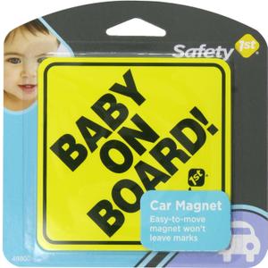 4 x Safety 1st Baby On Board Sign Magnet