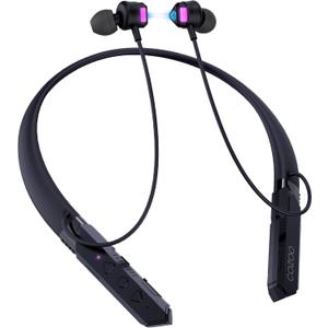 cozoo Bluetooth Headphones Neckband, 30H Playtime Wireless Bluetooth Earbuds w/Mic in-Ear Magnetic Neckband Earphone, IPX5 Sweatproof Deep Bass Headset for Home, Traveling, Outdoor, Business Trips
