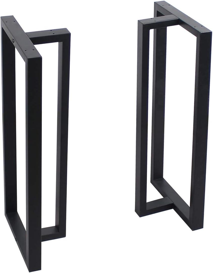 MBQQ Furniture Legs 35 Height 15 Wide Rustic Decory T Shape Table Legs,Heavy Duty Metal Desk Legs,Dining Table Legs,Industrial Modern, DIY Iron Bench Legs